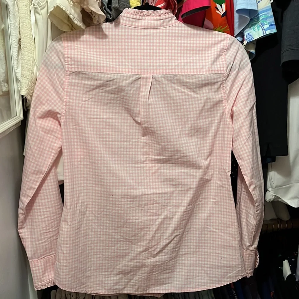 Pink gingham button down - Picture 7 of 7